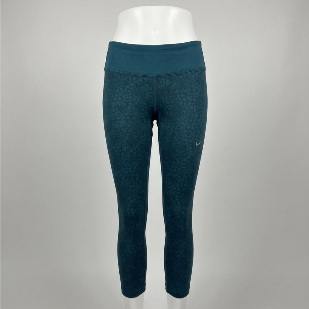 Nike Women's Patterned Teal Leggings